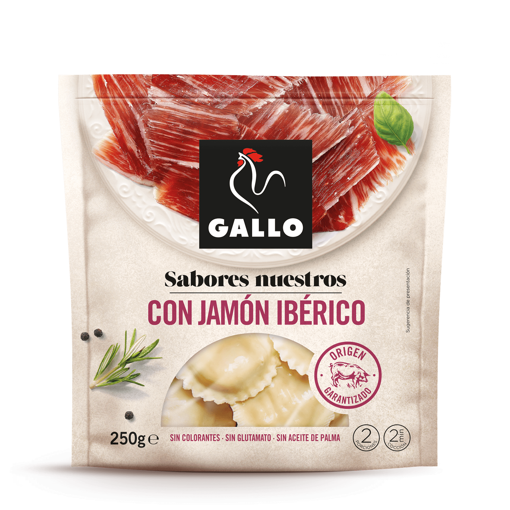 Our flavours with serrano ham | Pastas Gallo